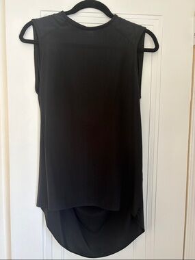 Alice + Olivia Sleeveless Silk Cowl-Back Tunic